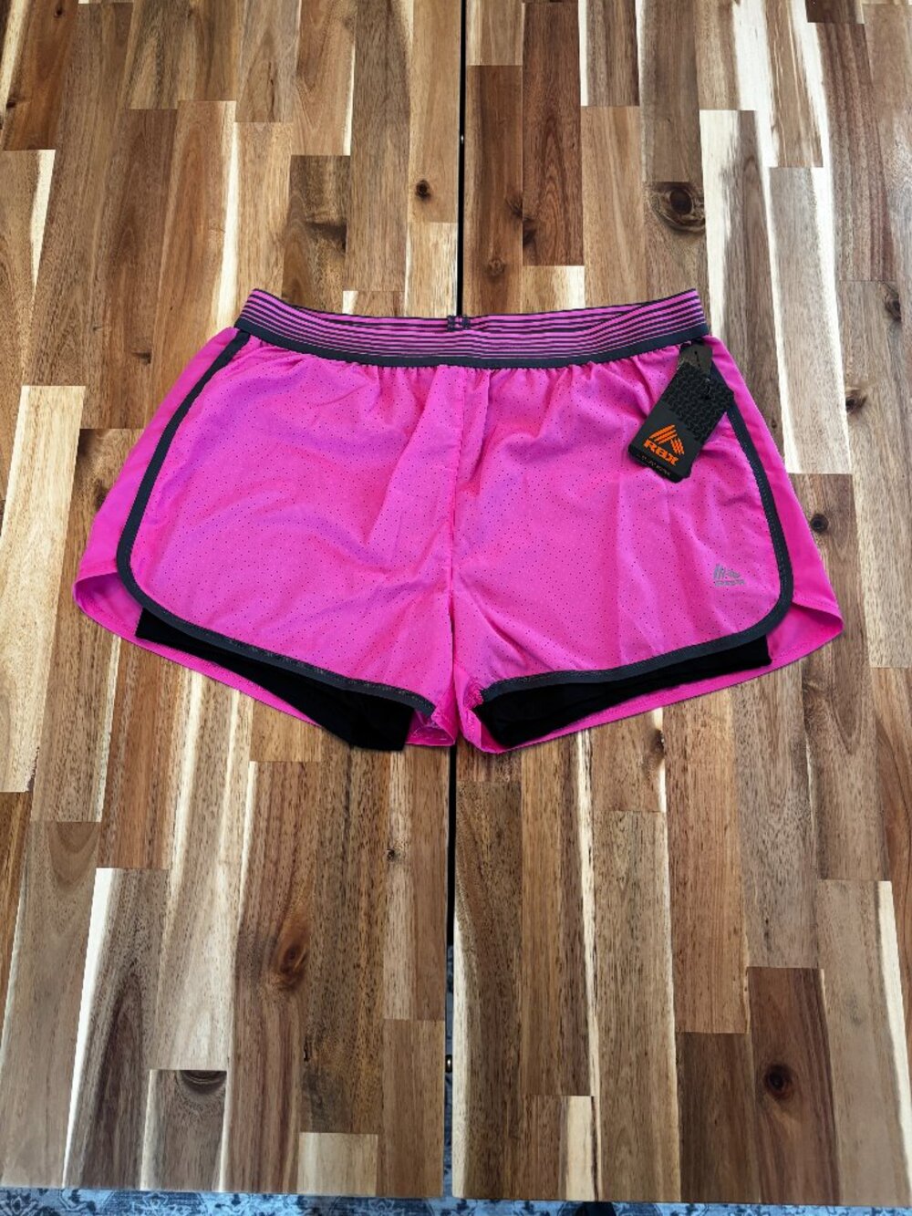 RBX Performance Women’s Large Pink 2-in-1 Running Shorts NWT $45 Retail (2071)